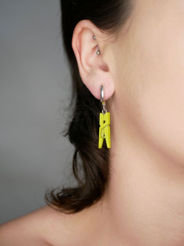 TINY Boucles pinces à linge | Jaune – Image 2