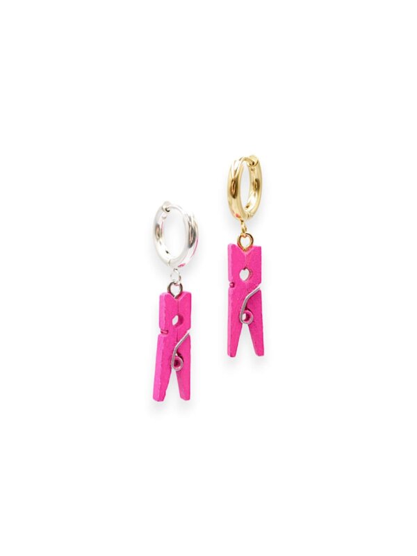 TINY Boucles pinces à linge | Rose