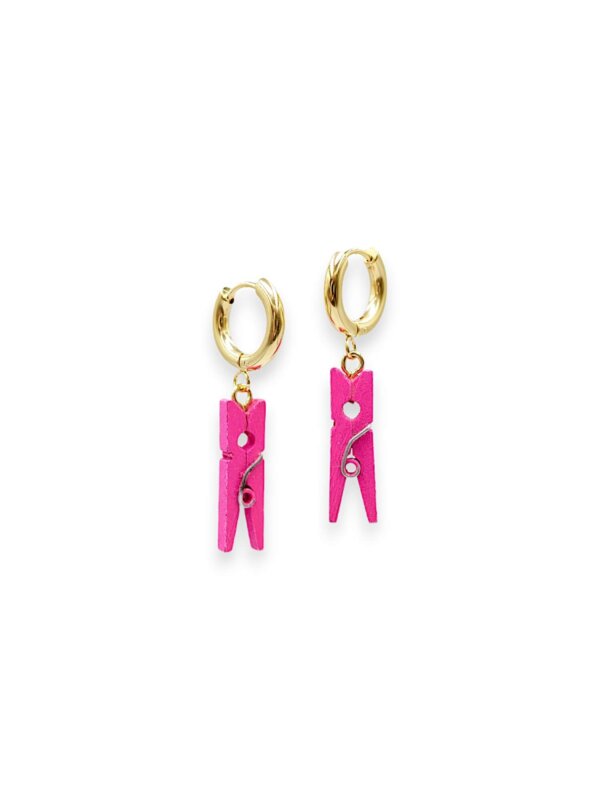 TINY Boucles pinces à linge | Rose – Image 5