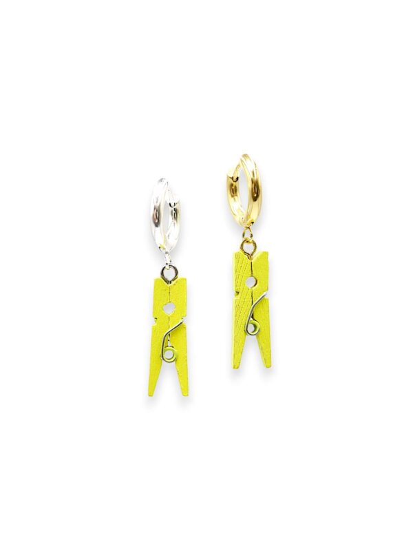 TINY Boucles pinces à linge | Jaune