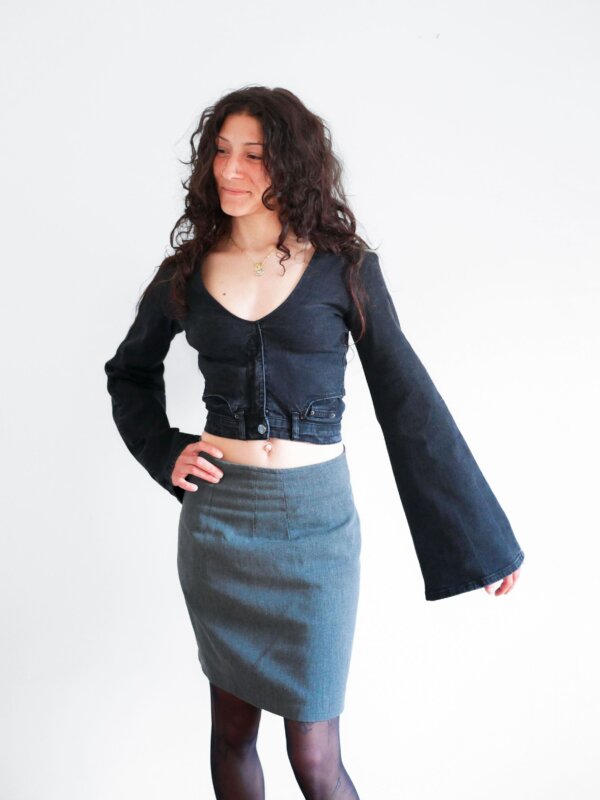 XS | Blue jean - Manches larges