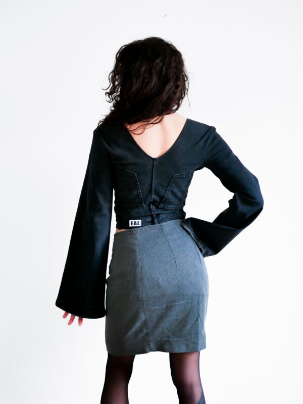 XS | Blue jean - Manches larges – Image 3