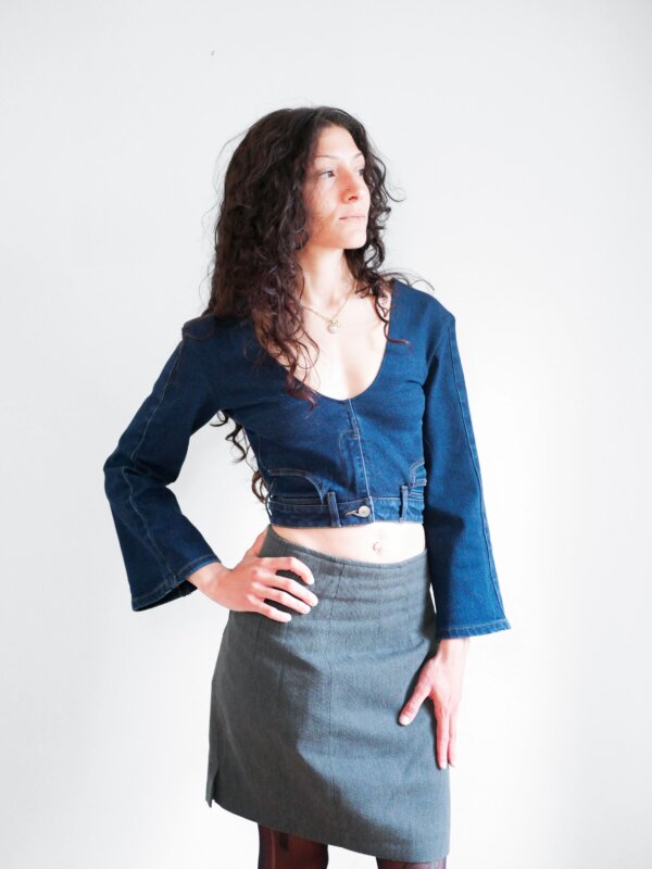 XS | Jean noir - Manches larges – Image 6