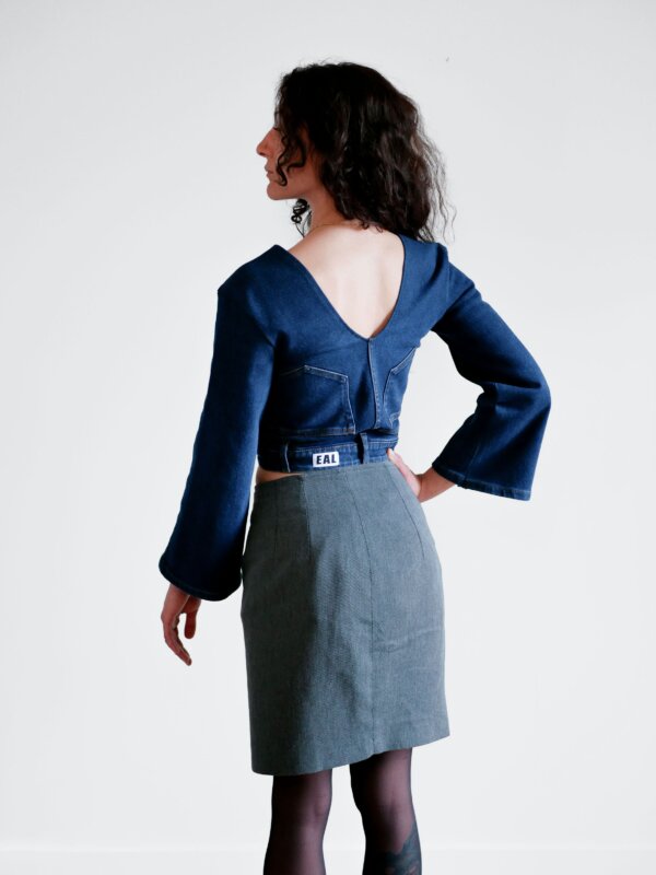 XS | Jean noir - Manches larges – Image 5