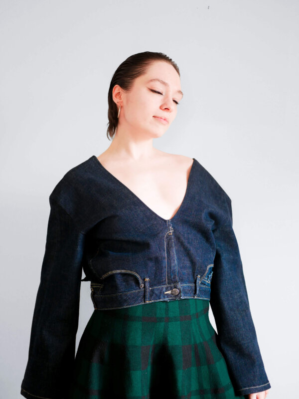 M | Jean foncé - Manches larges – Image 2