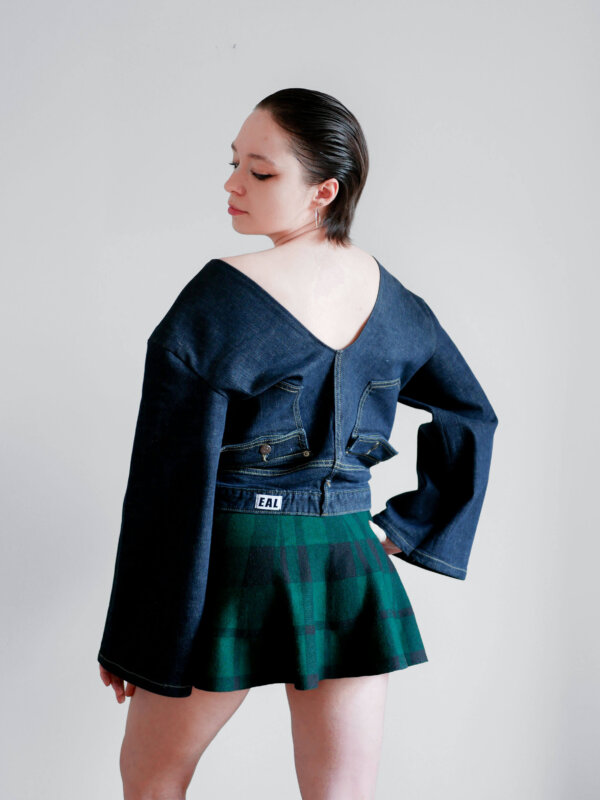 M | Jean foncé - Manches larges – Image 4