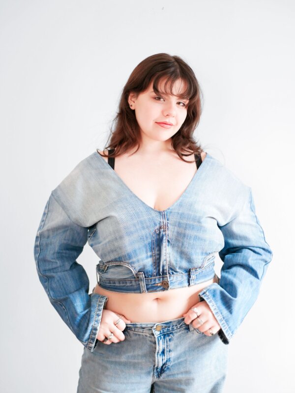 L | Jean clair - Manches larges