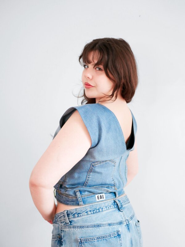 L | Jean clair - Manches courtes – Image 4