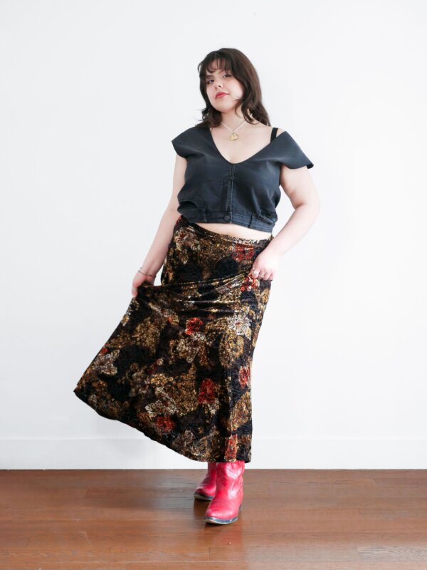 L | Jean noir- Manches courtes – Image 3
