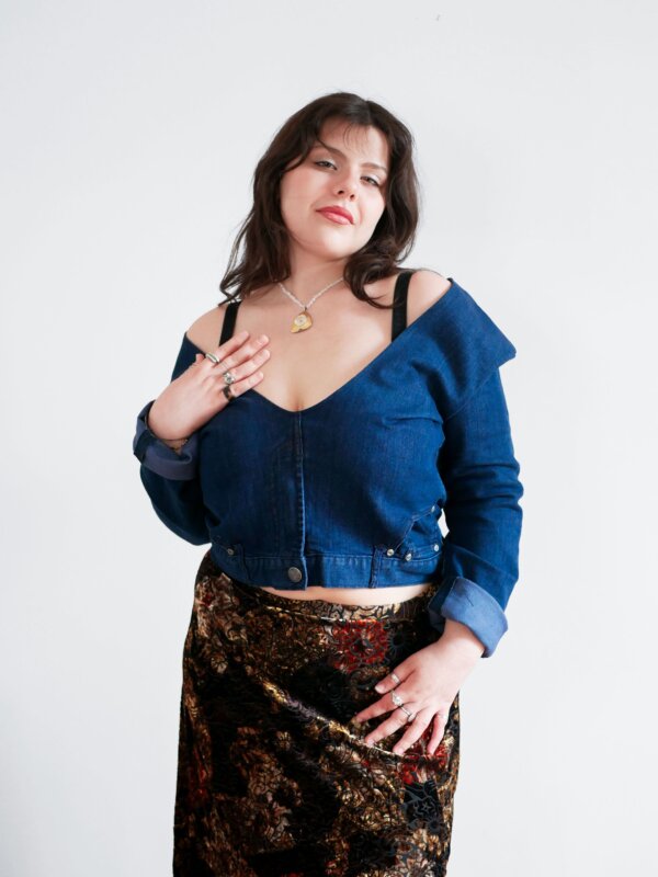 M/L | Jean foncé - Manches larges – Image 3