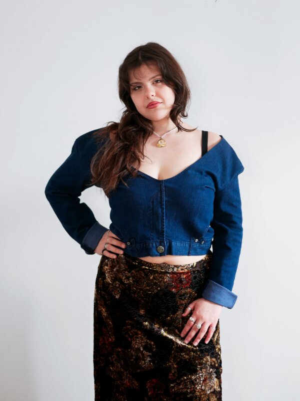 M/L | Jean foncé - Manches larges