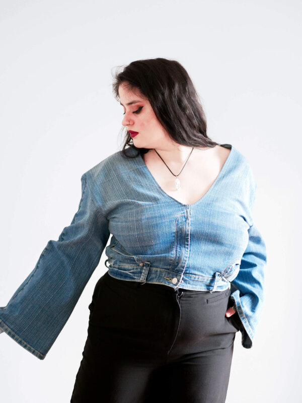 XL | Jean clair - Manches larges – Image 2