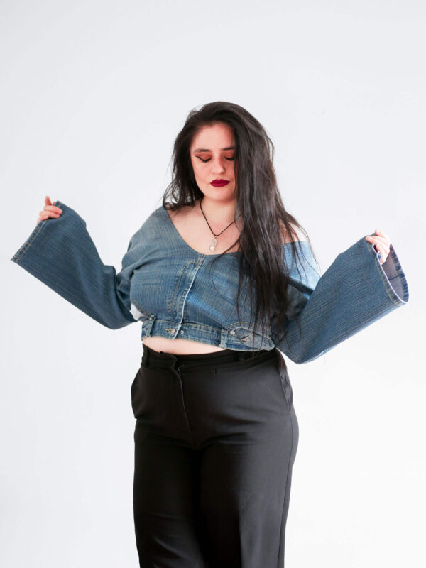 XL | Jean clair - Manches larges
