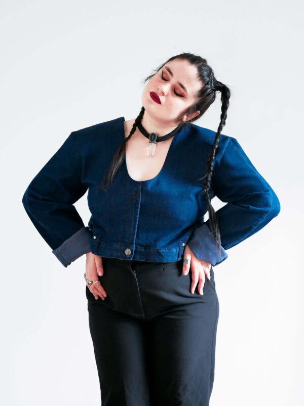 XXL | Jean foncé - Manches larges – Image 3