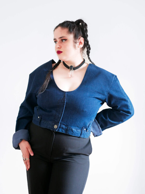 XXL | Jean foncé - Manches larges